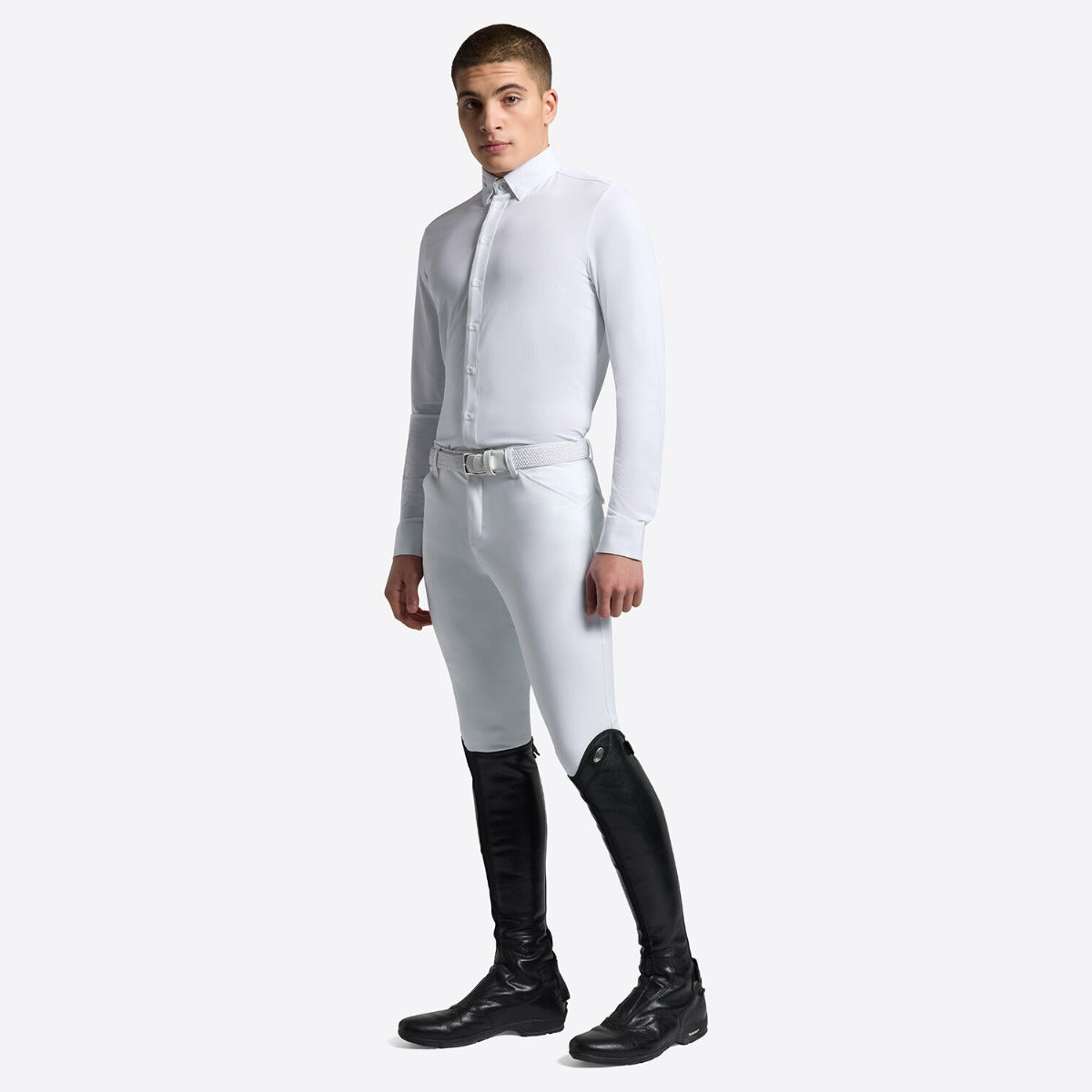 RG Men's Tech Competition Shirt L/S-White