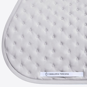 Jumping Saddle Pad with Quilted Design and Micro Logo