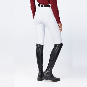 Women's Andromeda Breeches Knee Grip High Waist-Optical White