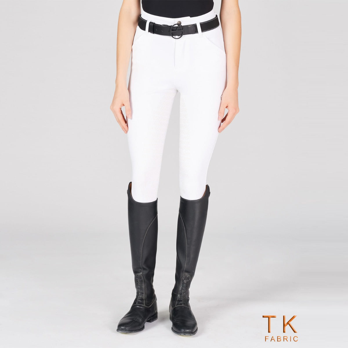 Vestrum Women's Molveno Riding Breeches with Full Grip-Tk Fabric-Optical White