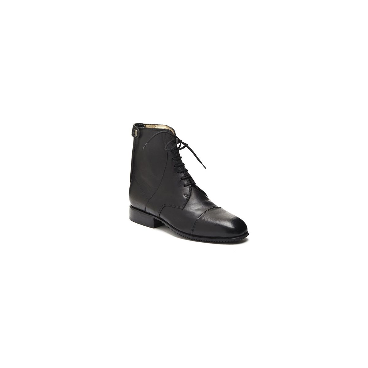 Fratelli Fabbri Leather Paddock Boots Retro Zip