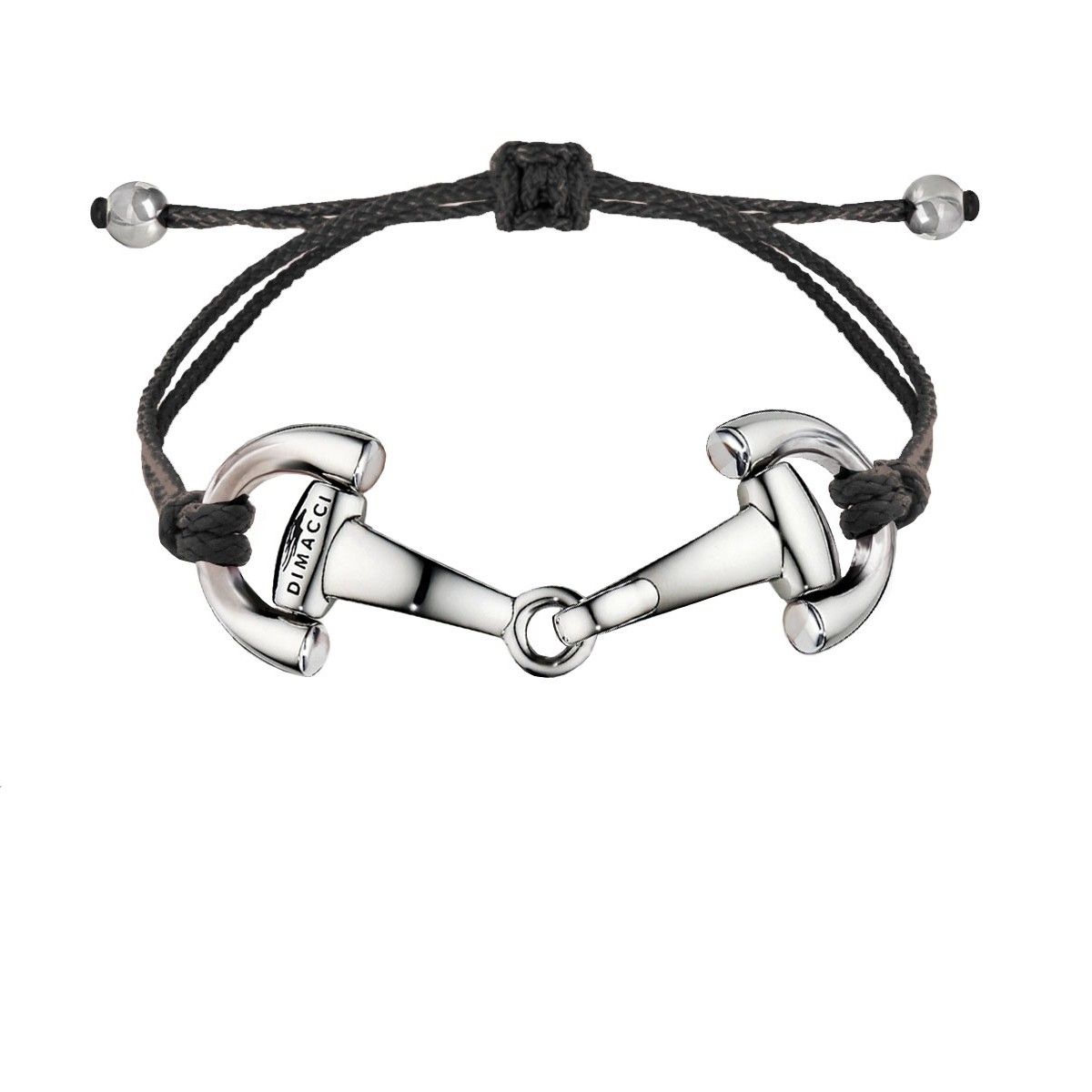 Dimacci Pony Horse Bits Bracelet Black | Silver