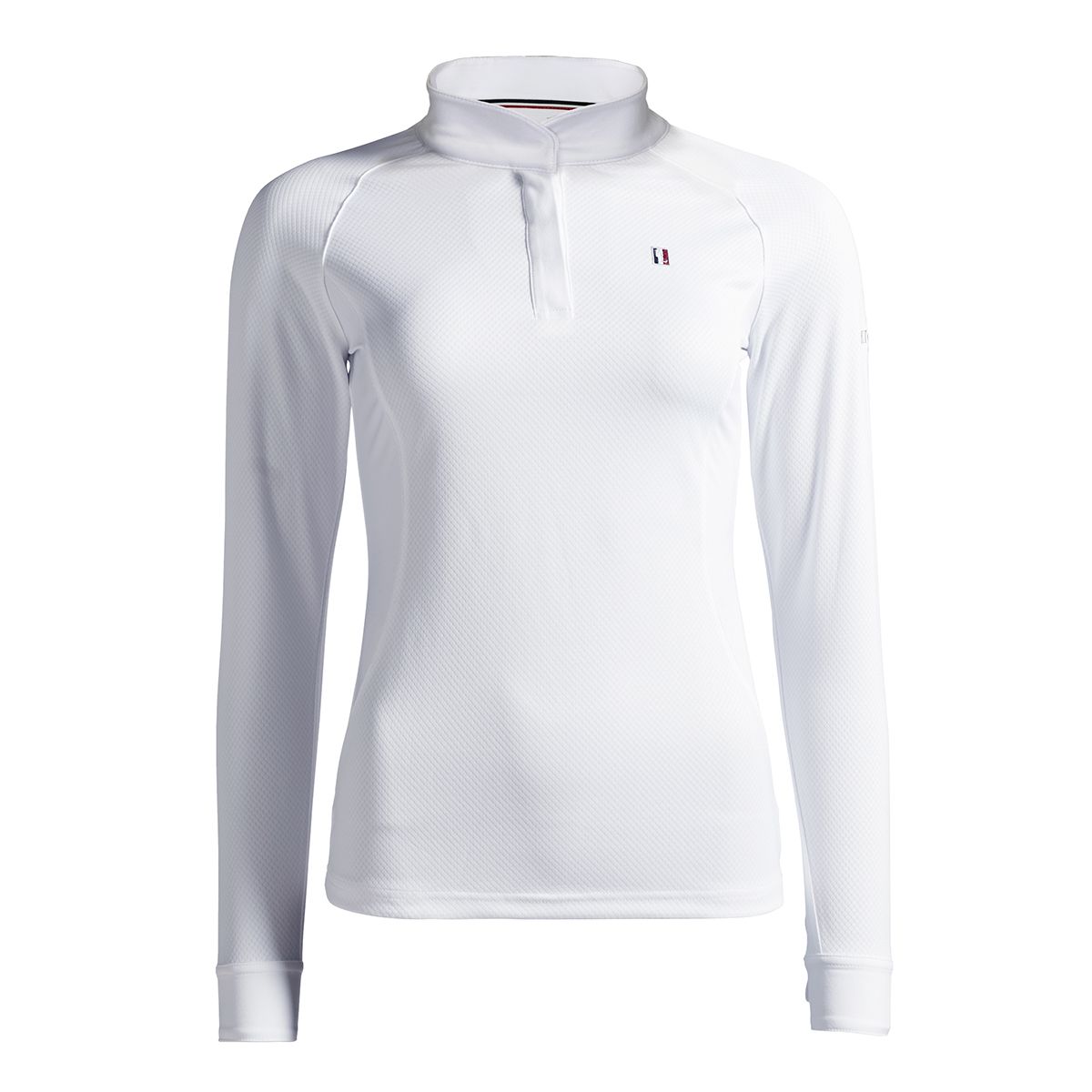 KingsLand Women's Classic LS Show Shirt White