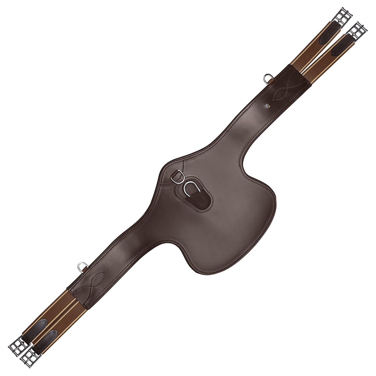 Leather Saddlegirth with Stud Guard
