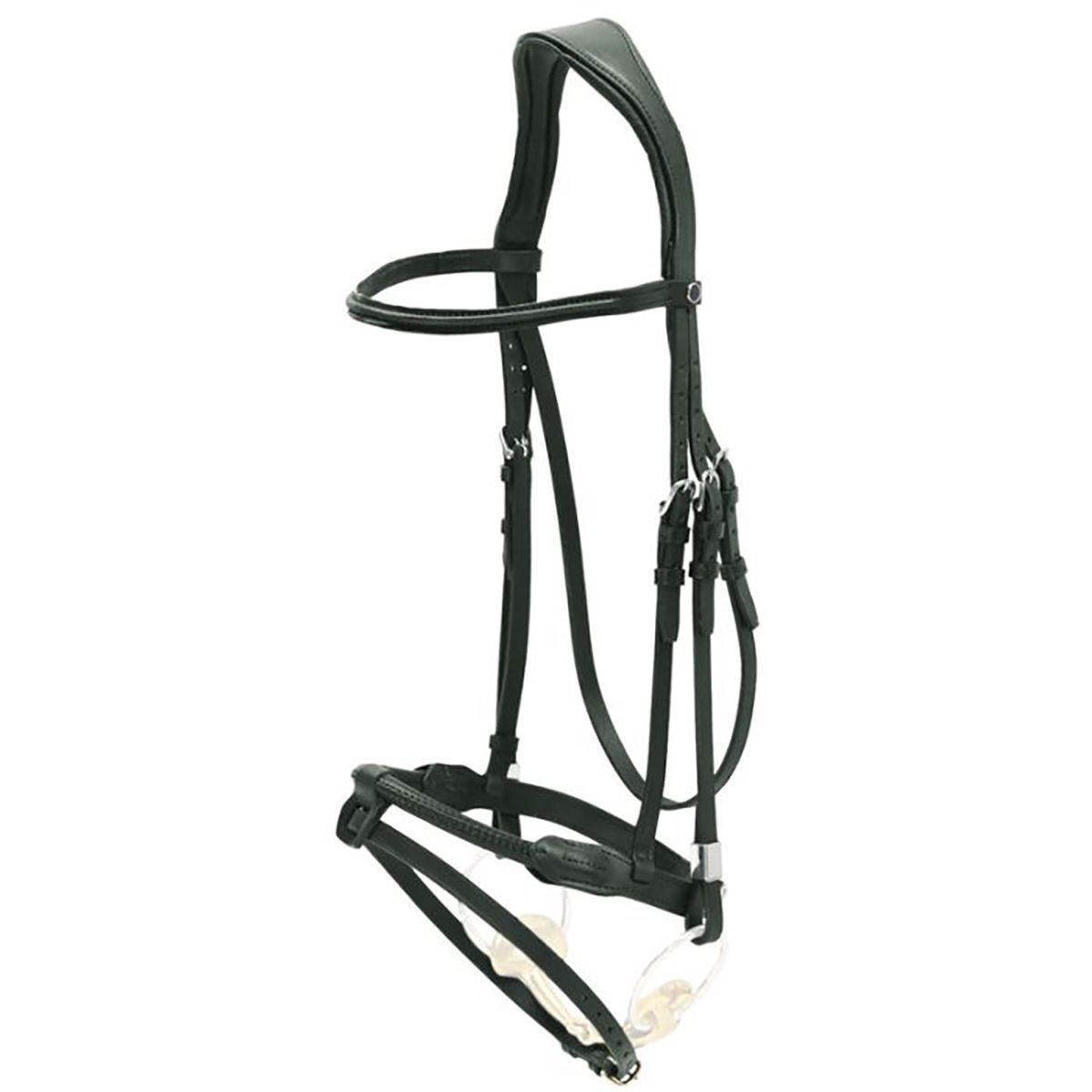 Stubben Snaffle Bridle Pro-Jump with Slide & Lock / Tandem Noseband