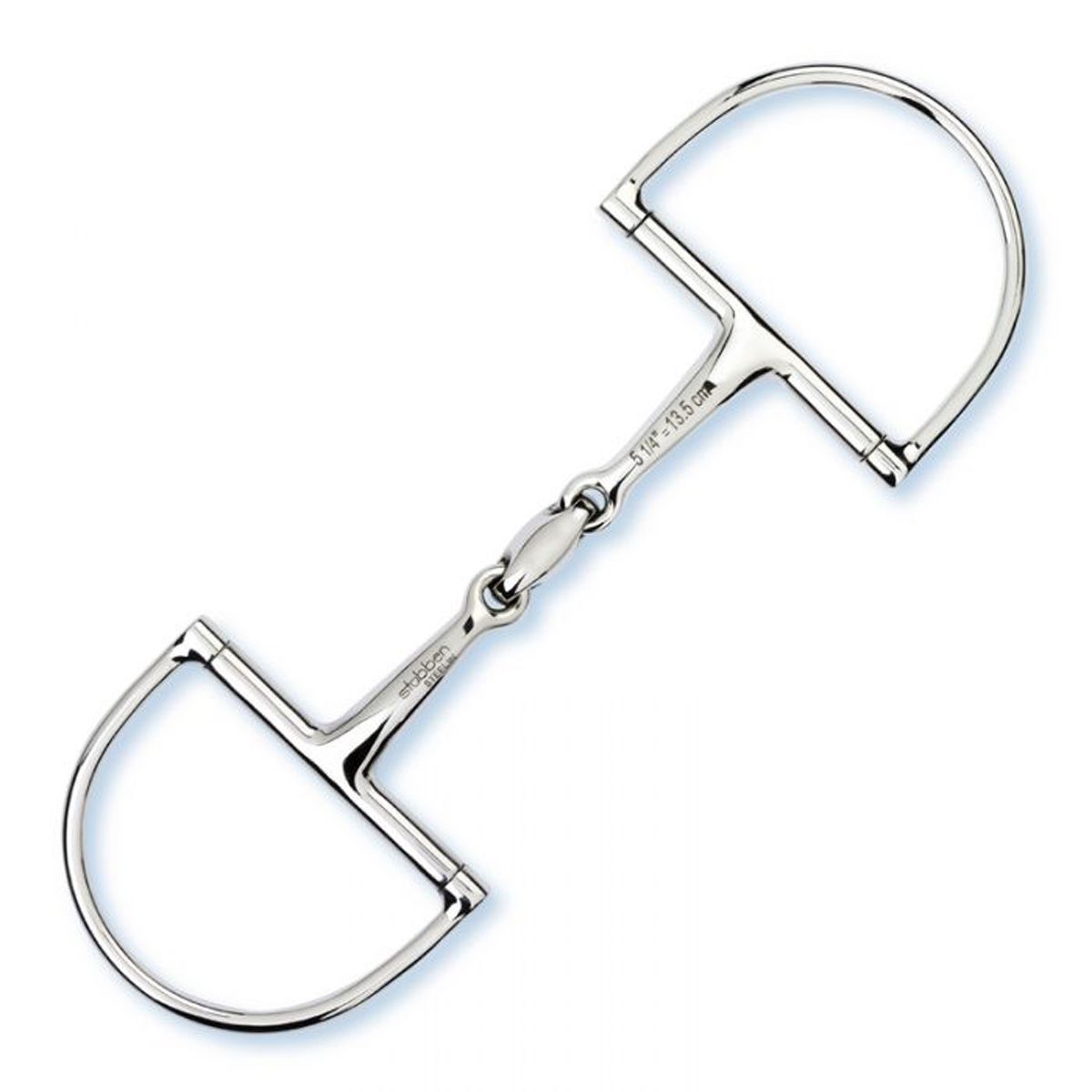 Stubben Easy Control D-Ring Bit double broken-14.5 cm