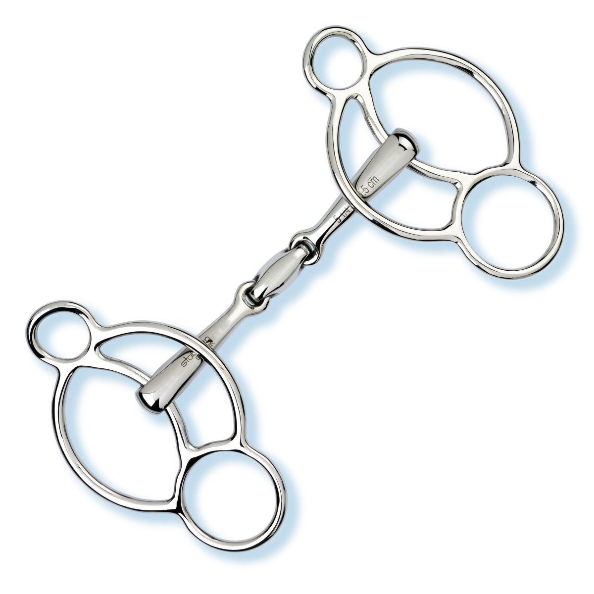 Stübben Easy-Control 3-Ring Gag Double Broken 