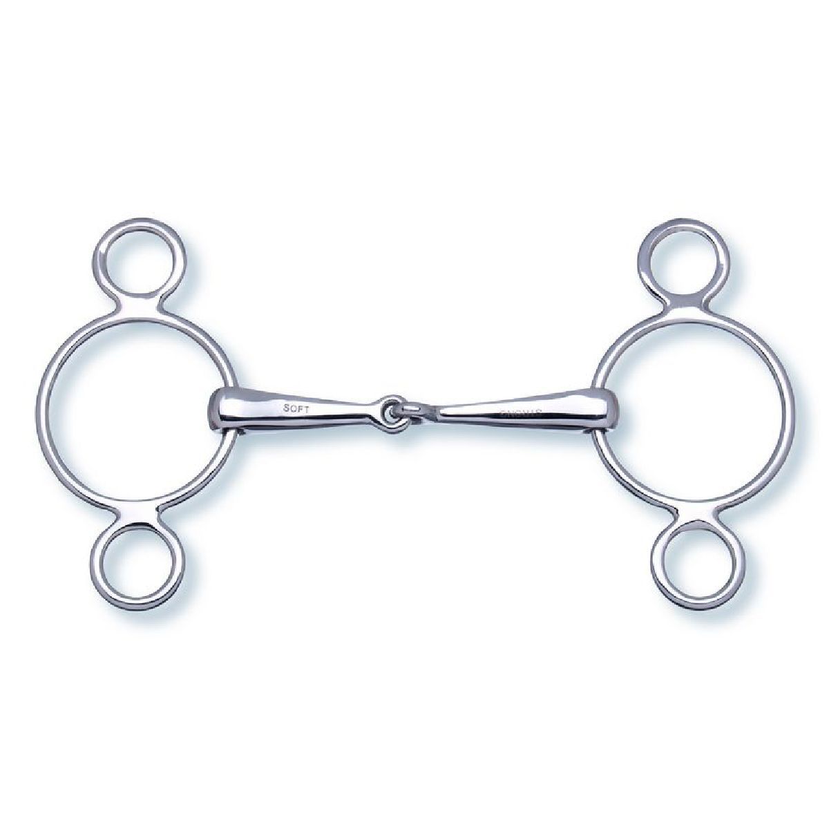Stübben 2in1 3-Ring Gag Single Jointed 14 cm