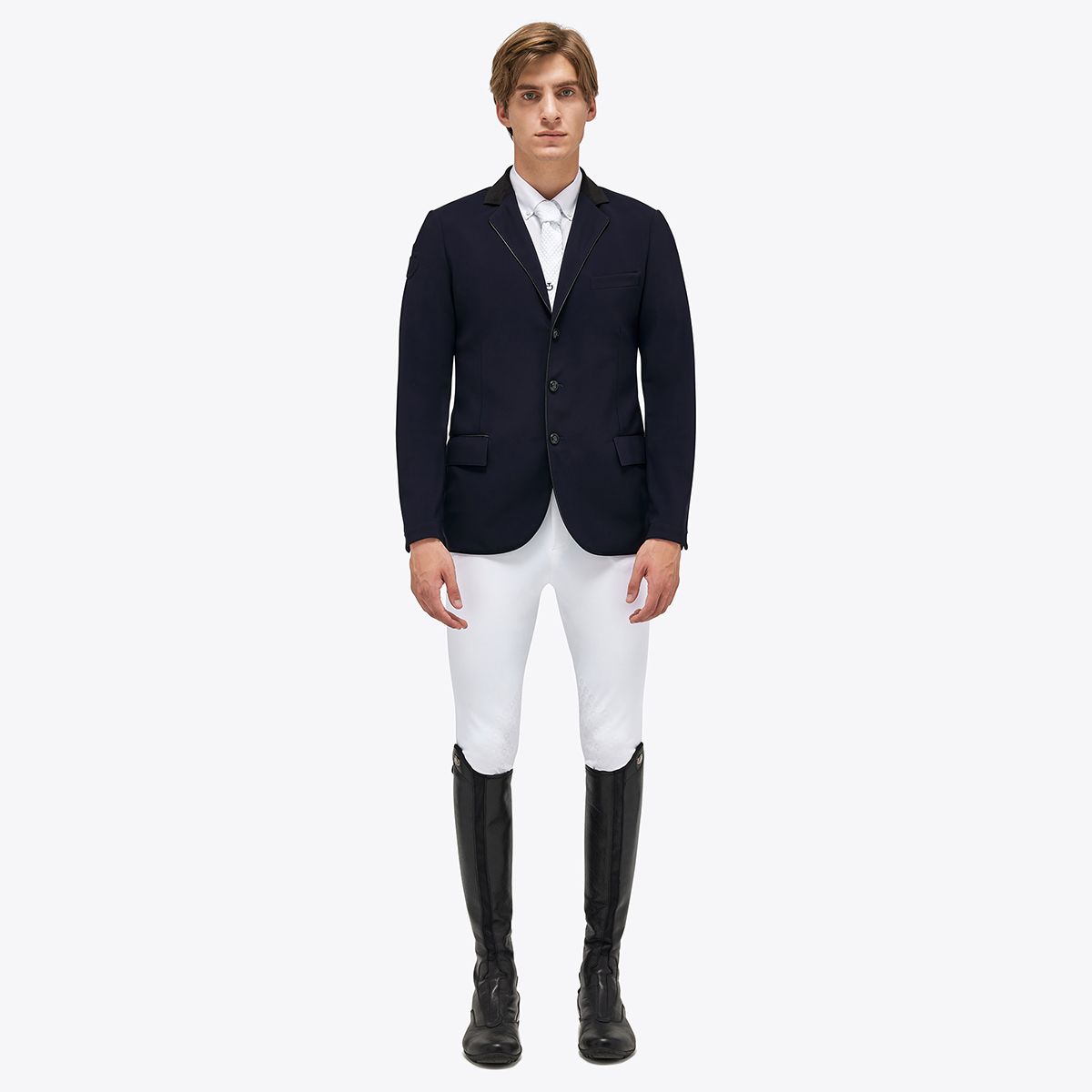 Cavalleria Toscana Men's Lightweight Jersey Riding Jacket