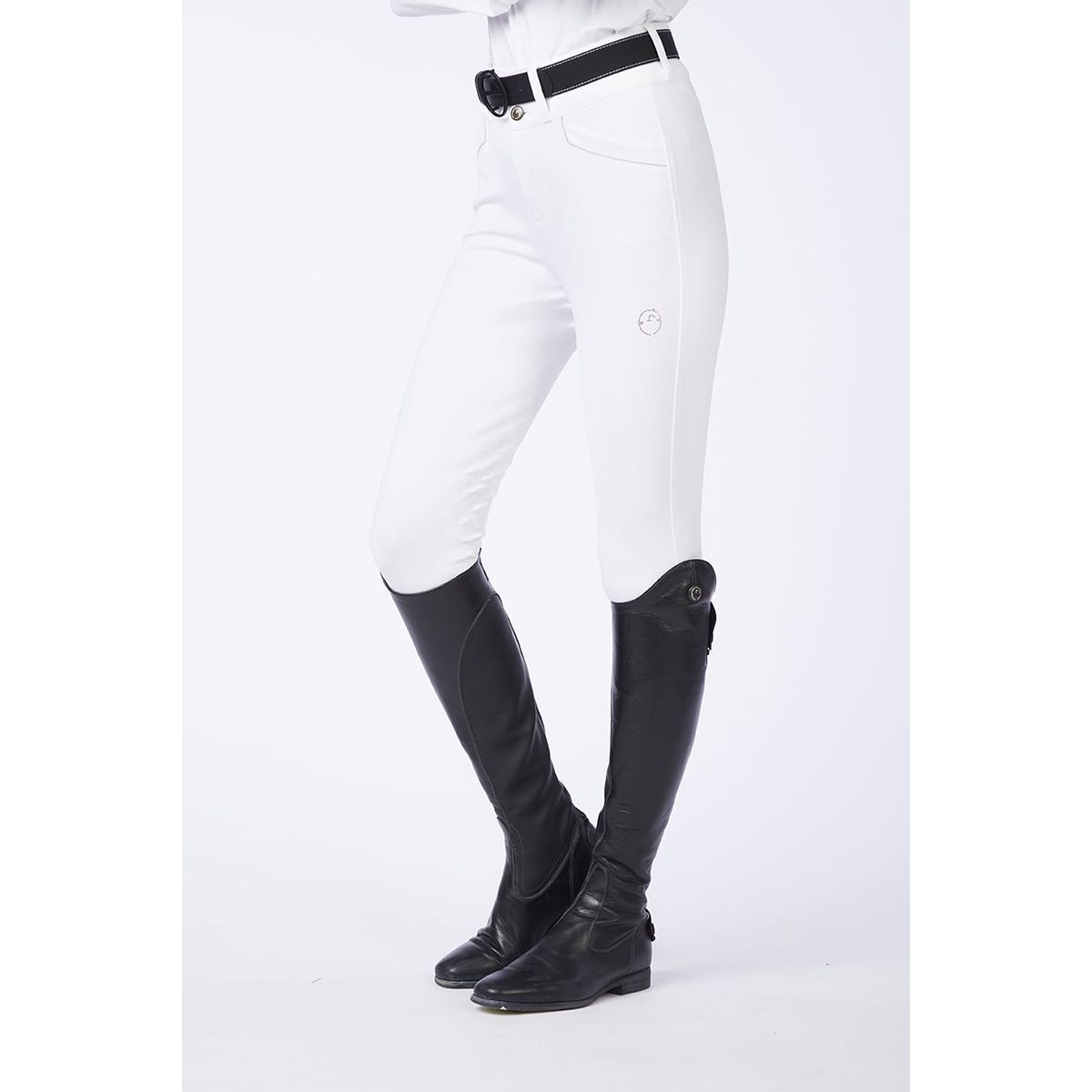 Vestrum Women's Marileva Riding Breeches With Knee Grip White