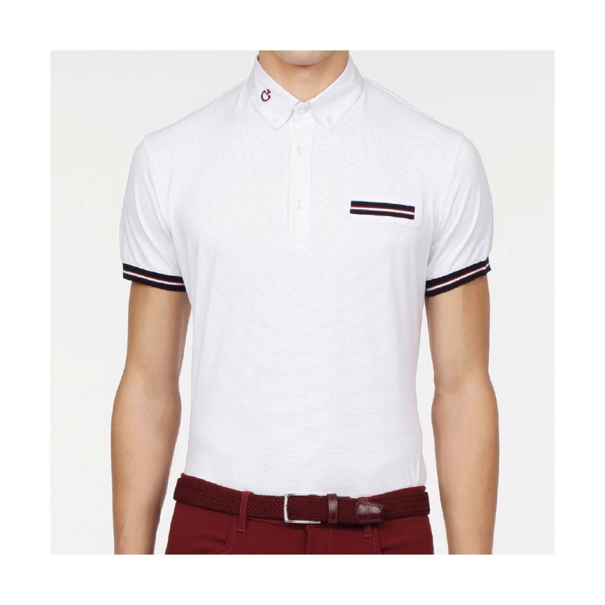 Cavalleria Toscana Men's Ions Polo S/S