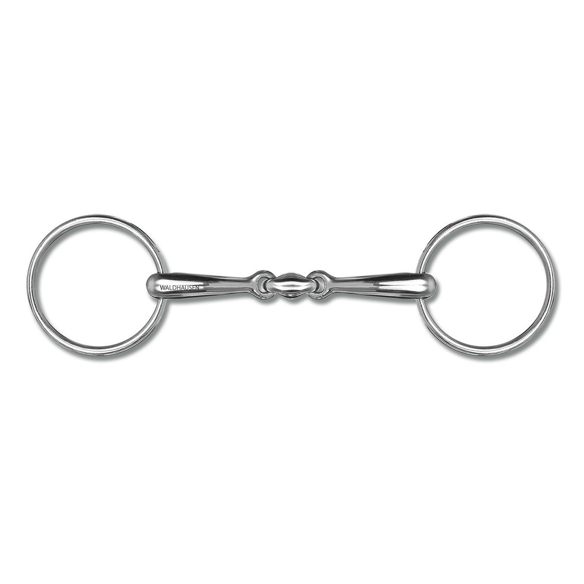 Snaffle Bit Double Jointed Solid 16mm-14.5 cm