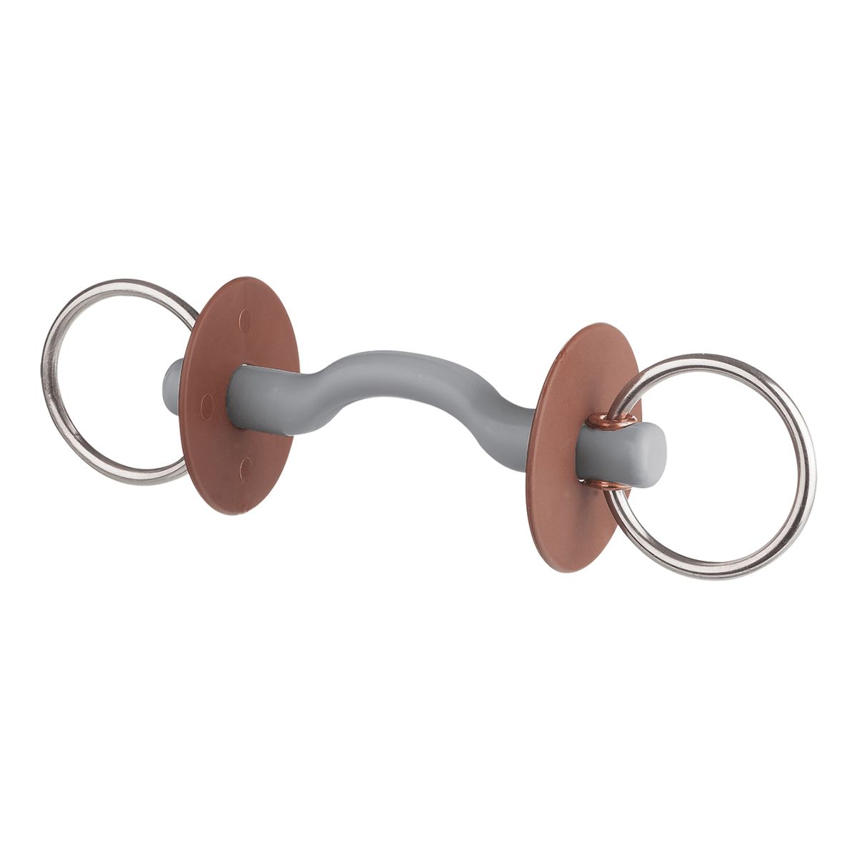 Beris Loose Ring snaffle with Tongue Port Bar, Ring 6cm, Hard