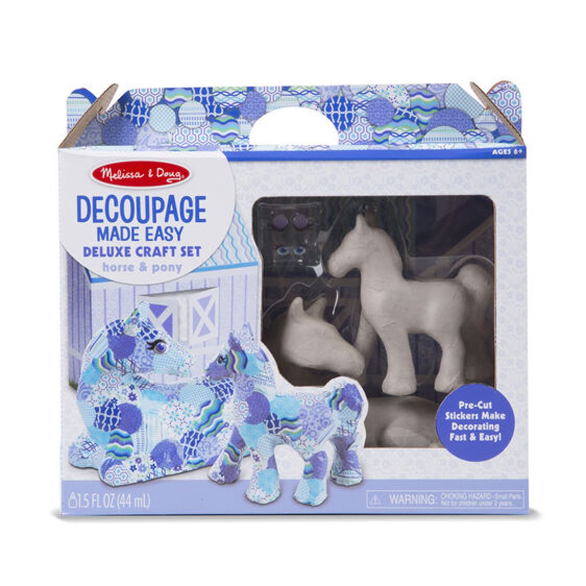 Creative set: Decoupage pony & horse