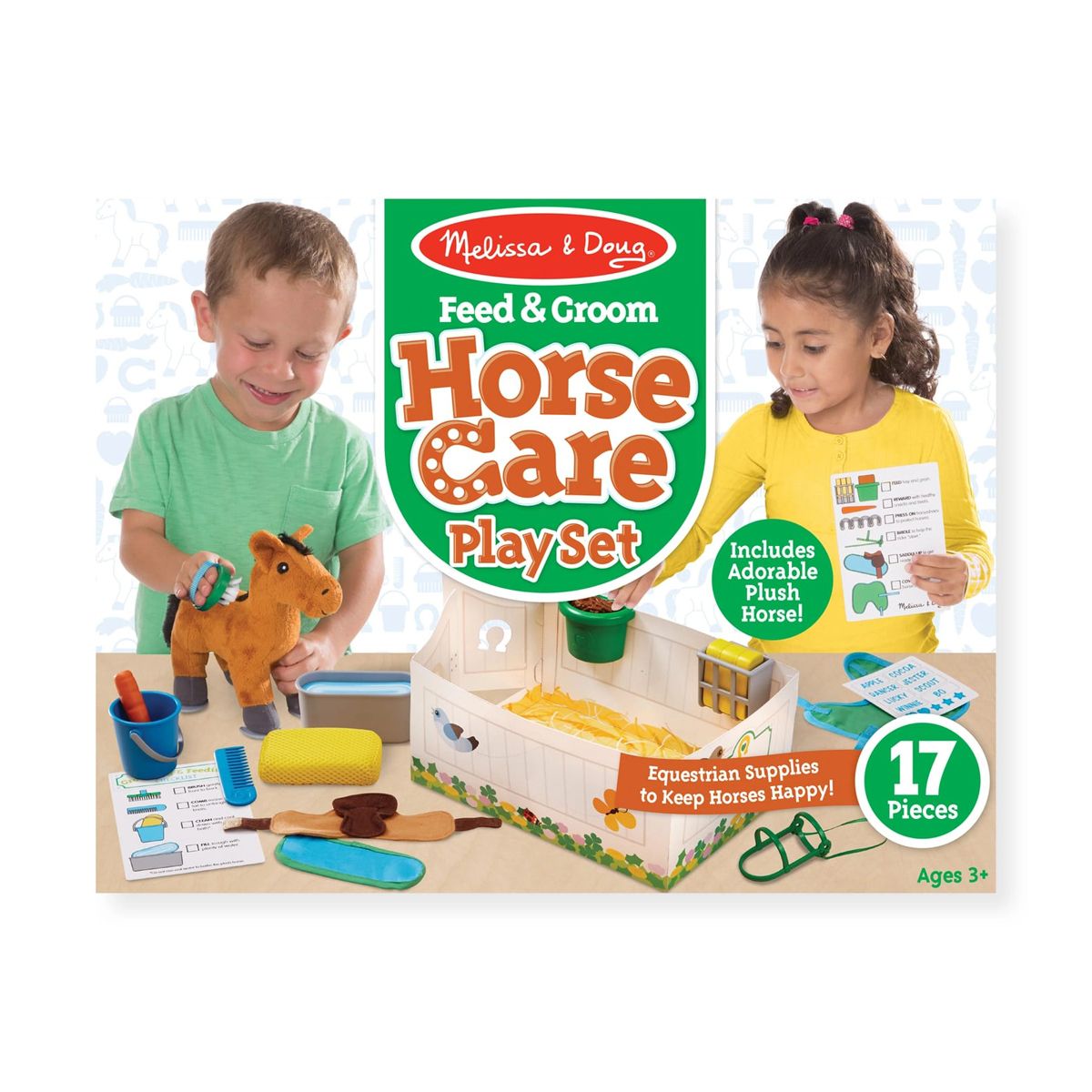 Playset Horse care feed & groom