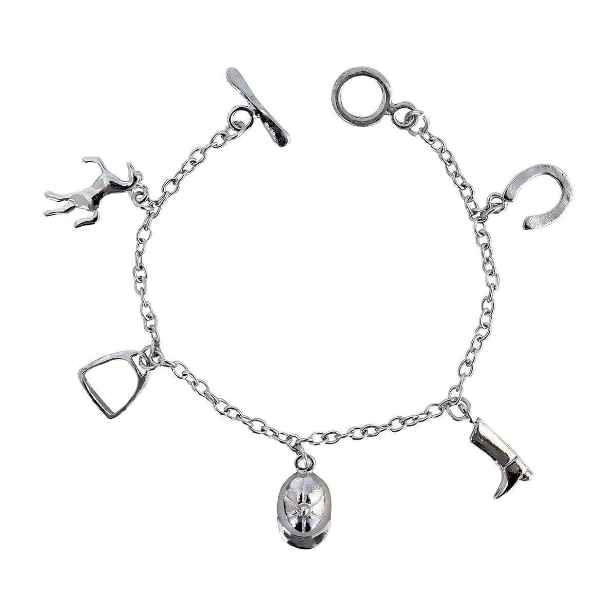 Horse Riding Charm Bracelet