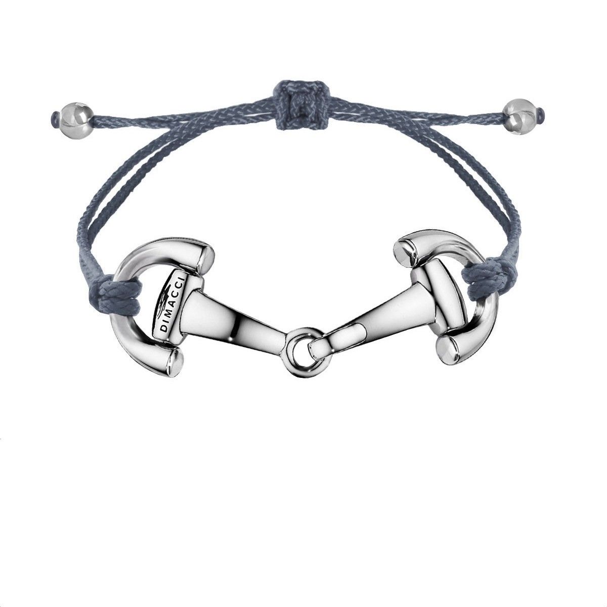 Dimacci Pony Horse Bits Bracelet Grey | Silver