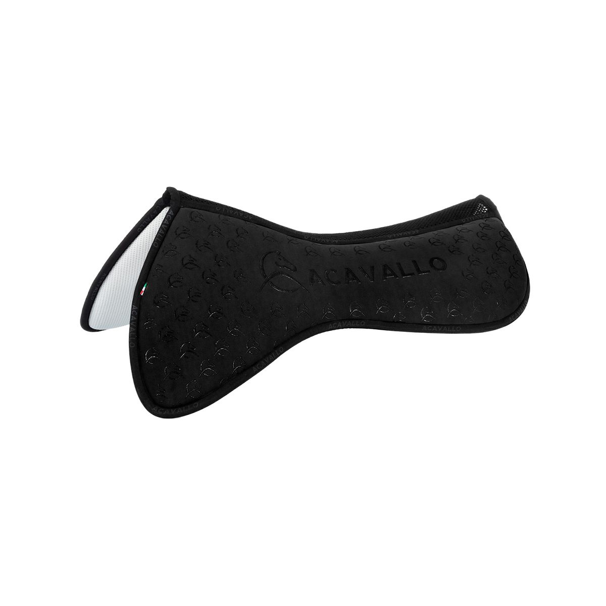Acavallo Close Contact Lycra And Memory Foam Half Pad With Bamboo Fibre