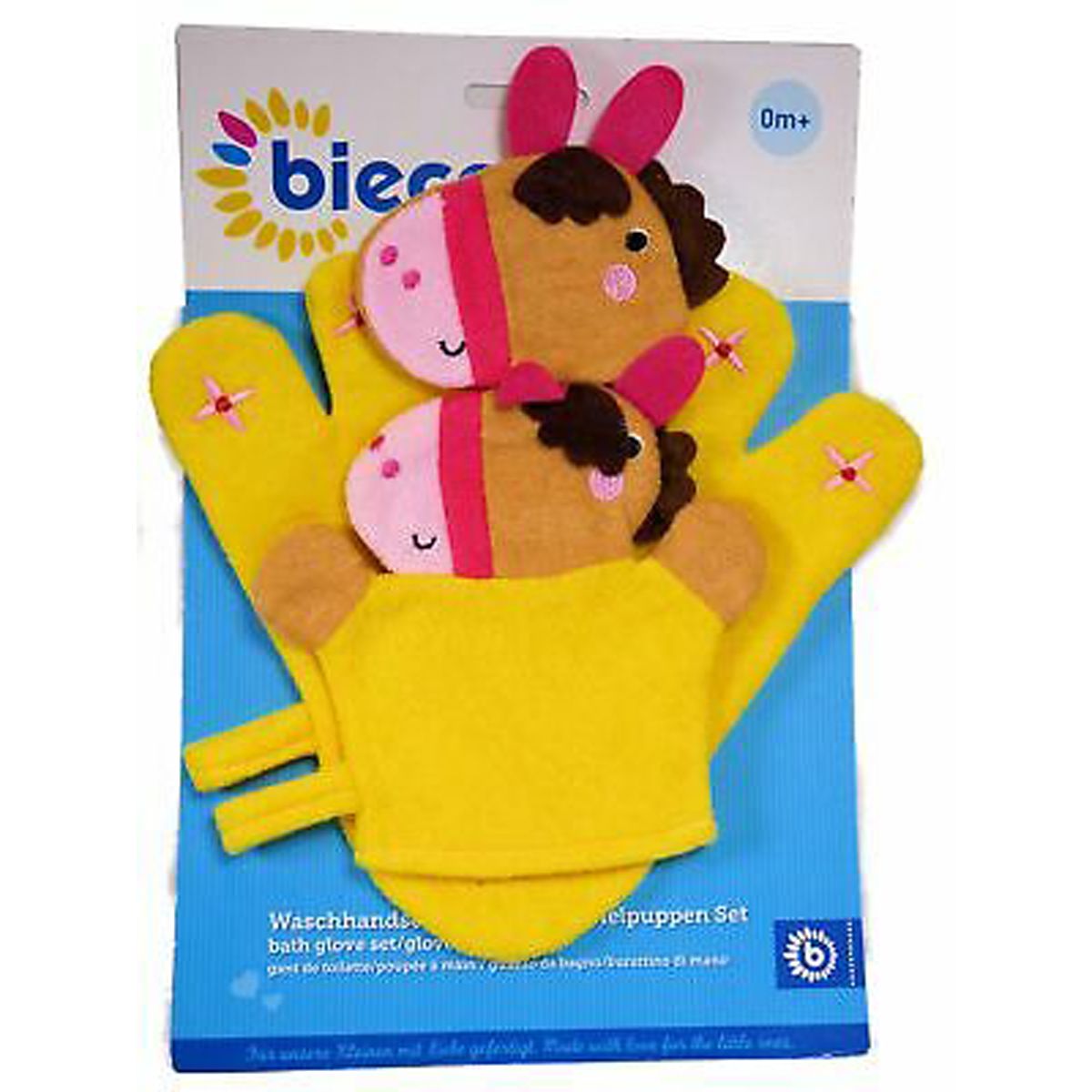 Bieco Bath Mitt Mare and Foal