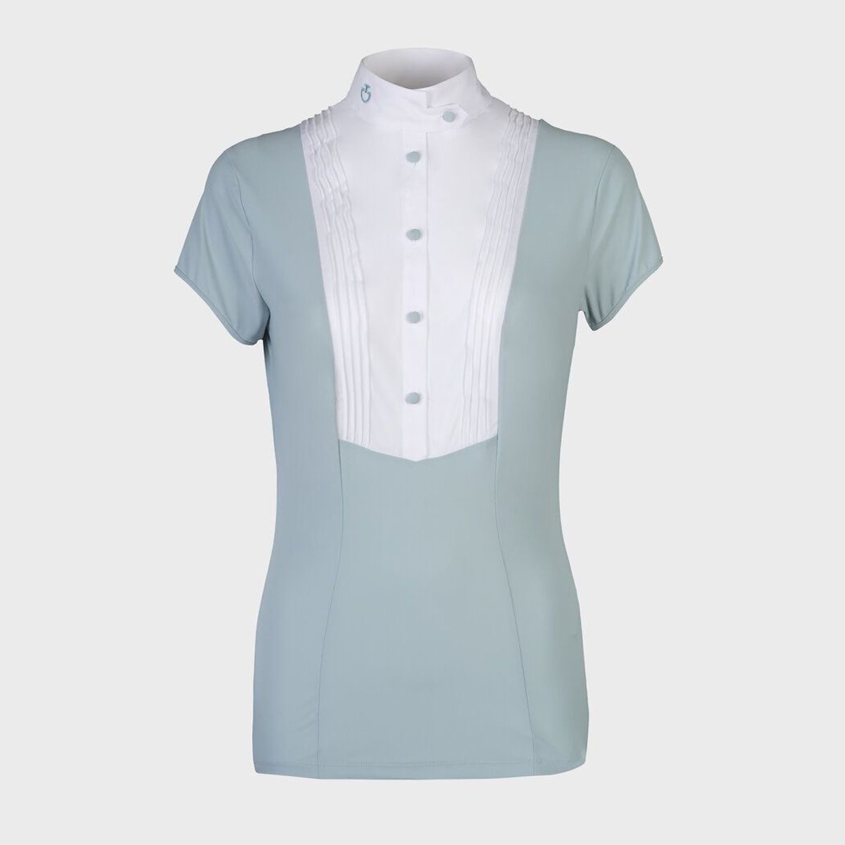Cavalleria Toscana Women's Competition Shirt W/Bib Short Sleeves