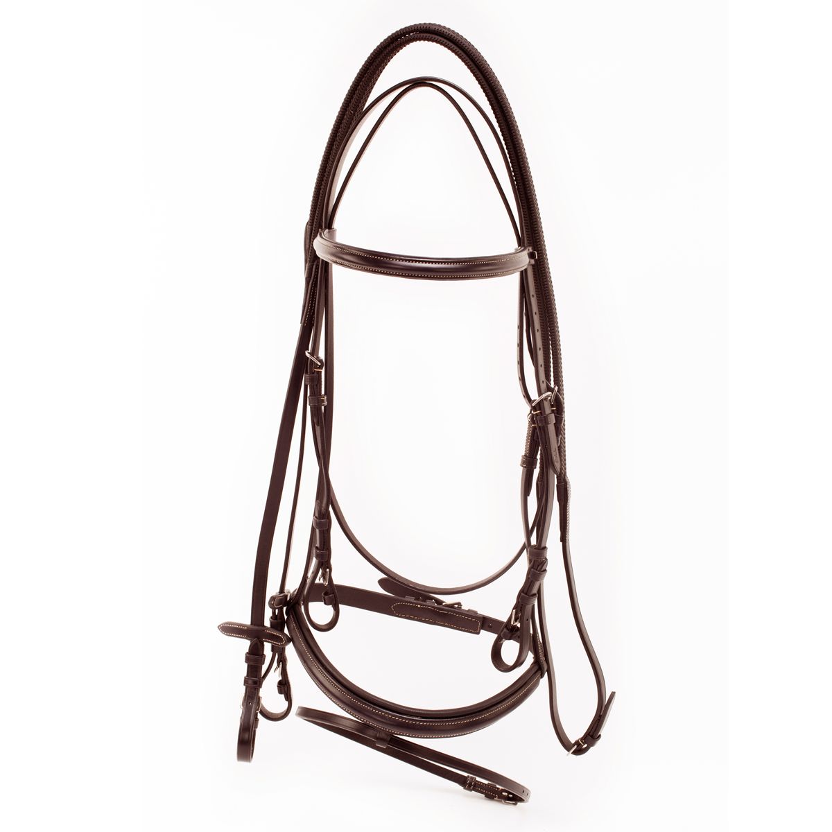 Equestro Stitched  Bridle with Rens