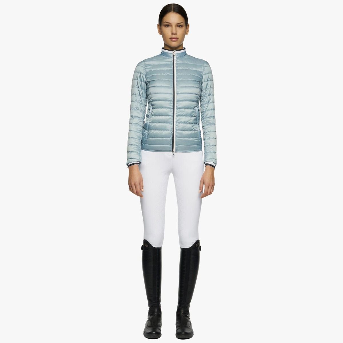 Cavalleria Toscana Women's Ultralight Packable Quilted Puffer Jacket