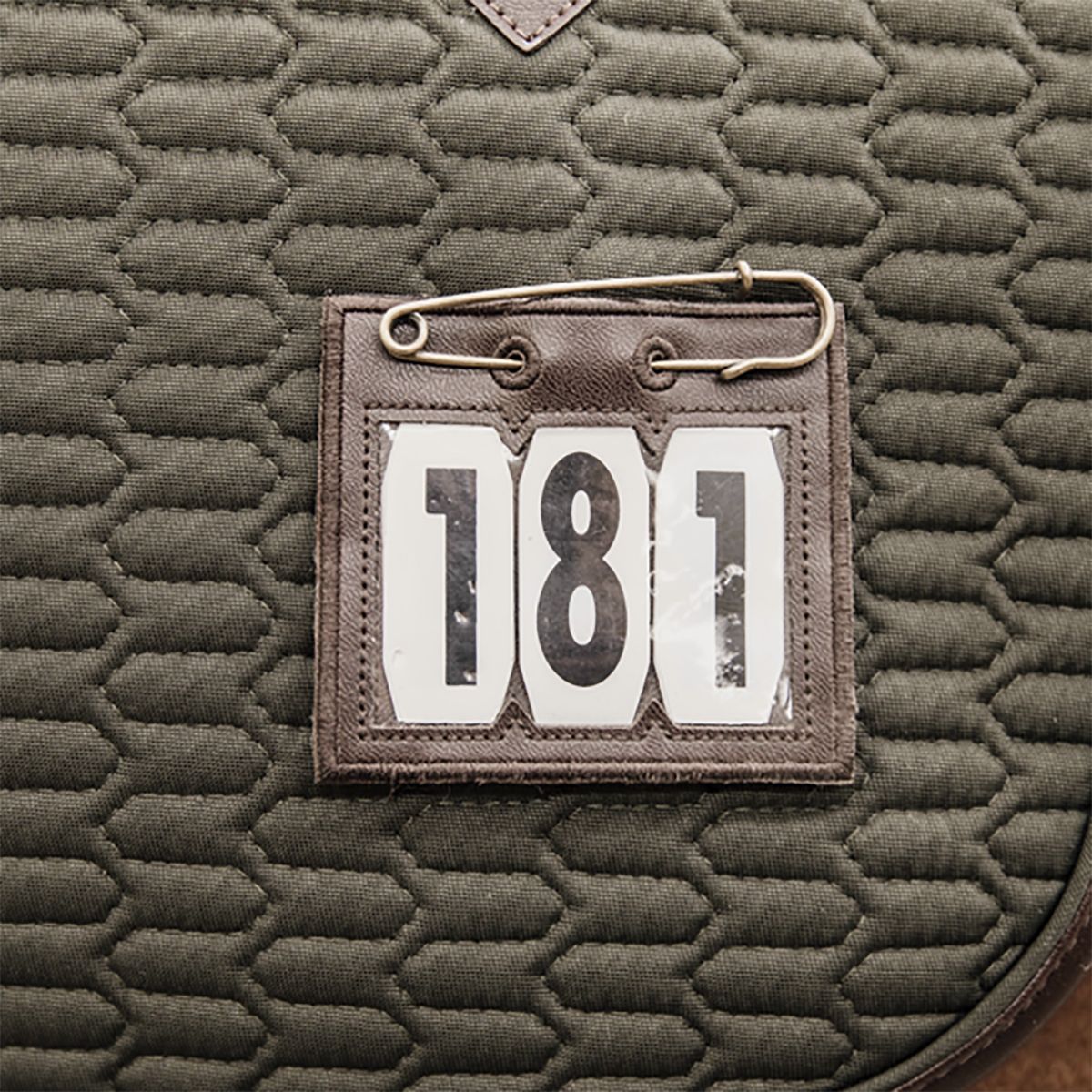 Kentucky Head Number PVC with Safety Pin