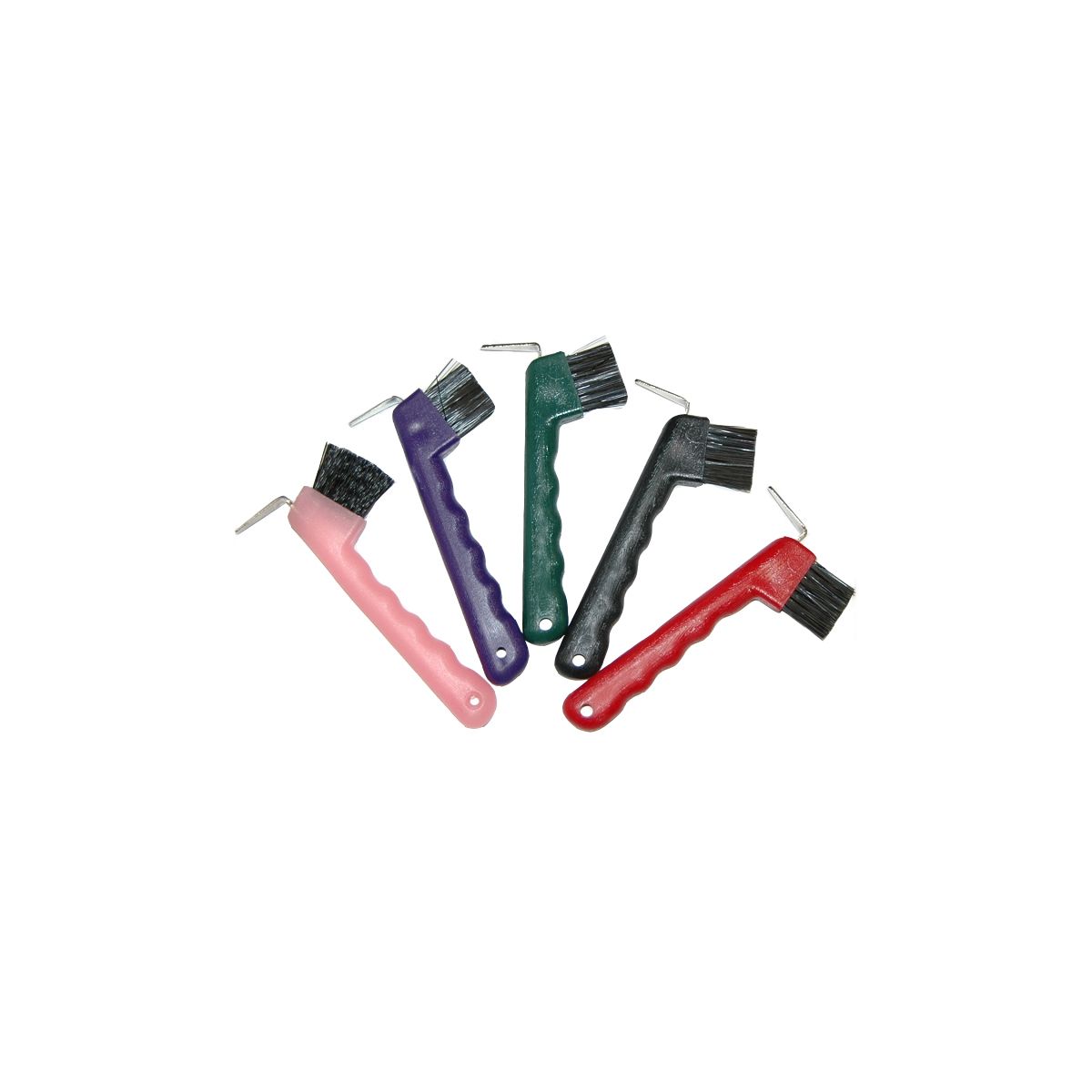 Plastic Hoof Pick with Brush