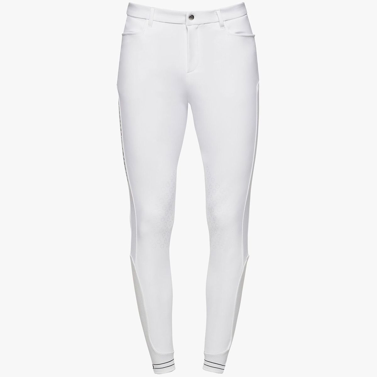 Cavalleria Toscana Men's Rubber CT Logo Stripe Breech