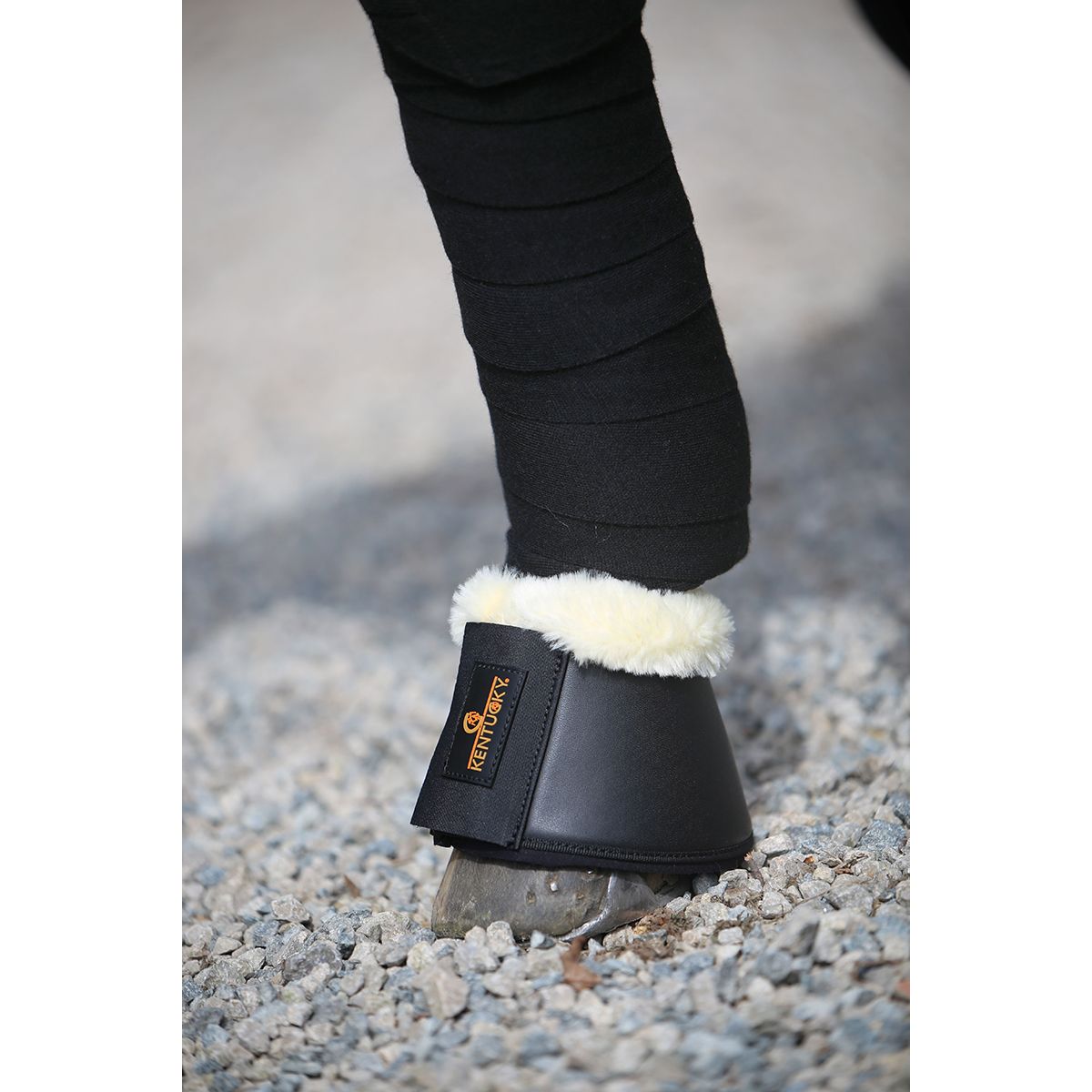 Kentucky Sheepskin Leather Overreach Boots