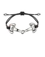 Dimacci Pony Horse Bits Bracelet Black | Silver