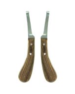 Forget  Hoof Knife with Edge Wooden Handle