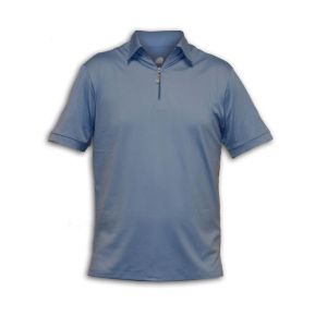 EIS Men's Short Sleeve Zip Polo COOL Shirt ®