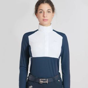 For Horses Women's Elektra Long Sleeves Show Shirt Bib