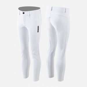 Animo Junior's Unisex Nimiri 24W Riding Breeches-White