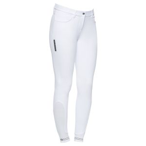 Cavalleria Toscana Women's Knee Grip Breeches With Perforated Logo Tape
