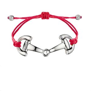 Dimacci Pony Horse Bits Bracelet Red | Silver