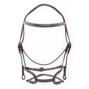 Silver Crown Arezzo Headpiece with H Classic NoseBand
