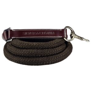 Silver Crown Halter Rope Cord & Leather