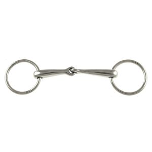 SS Solid Mouth Snaffle Bit